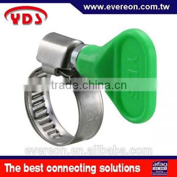 Stainless steel clamps PVC plastic tube quickfist rubber clamp