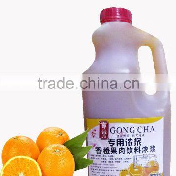 Orange concentrate fruit juice with high quality