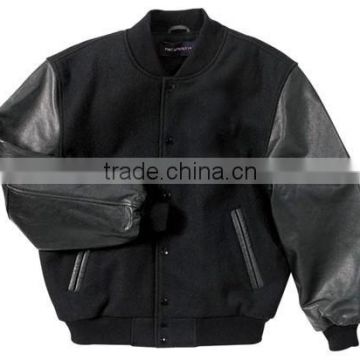 Top High Quality Wool And Leather Varsity Jacket, Leather varsity jacket,Baseball Varsity Jacket