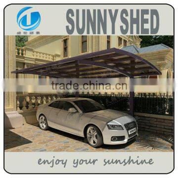 sun shading polycarbonate roofing single carport for four season