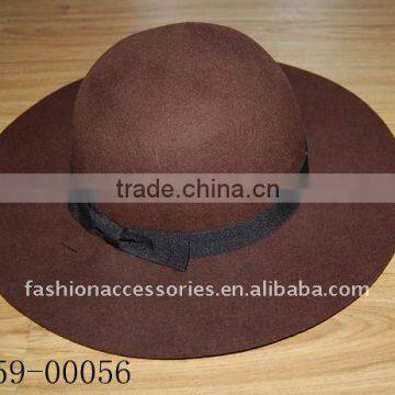 China manufacturer wool felt hat, women floppy bucket hat