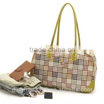 Factory wholesale travel bag Korean style fashion handbag high quality leather tote bag