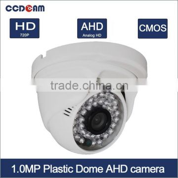 newest security indoor 1MP night vision dome camera for cctv camera security