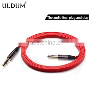 3.5mm level 3 gold-plated Audio Cable for computer mobilephone