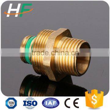 Wholesale 3/4 cnc double male copper nipple