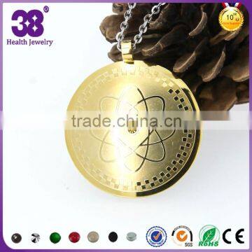 Gold Pendant Designs Men Cosmos Pattern Healthcare Pendants