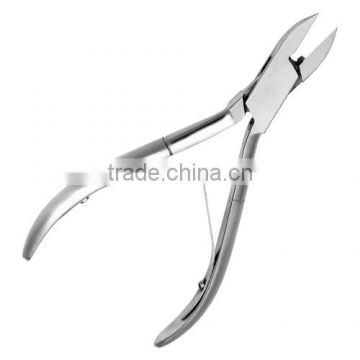 Orthodontic Arrow Point Nail Cutter Double Spring Plain Handle Round Point