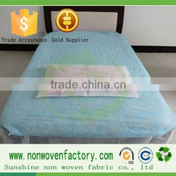 China supplier spunbond non woven fabric manufacturer export hospital bed covers