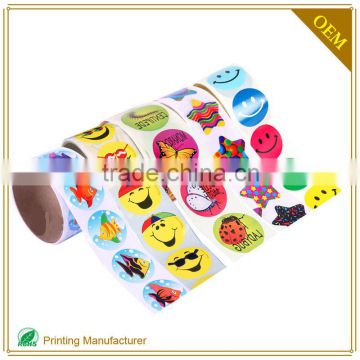 Custom Self Adhesive Sticker Paper Printing Roll Label Made In China