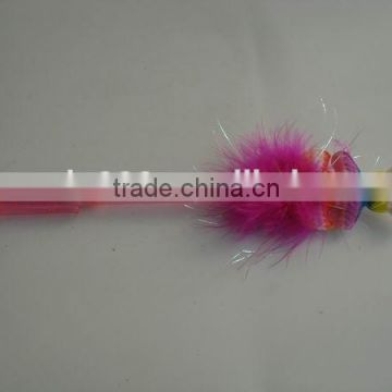wholesale promotional bear shaped cheap feather pen