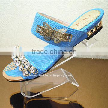 custom acrylic shoe display stands wholesale