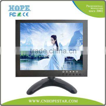 Wall mount desktop 4:3 8inch 12v vga used tft small lcd monitor