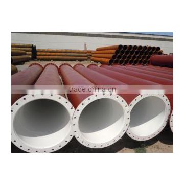 EN10025 S355JR Double Flanged SSAW Dredging Steel Pipe