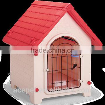 642-GATE-Taiwan design Lucky Dog House with Gate for Large size,dog outdoor houses,Plastic Pet house