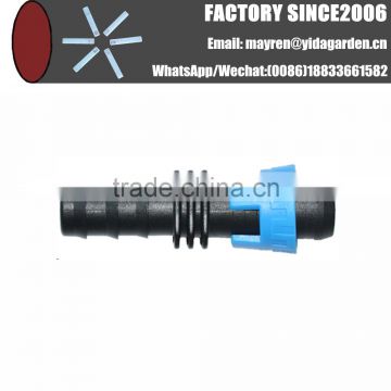 drip tape connect PE pipe Barb Lock Ring Coupling