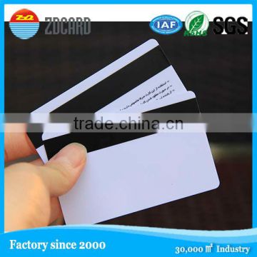 High quality glossy finish PVC card with magnetic stripe