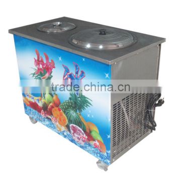 2014 CE approved, single pan roll fried ice cream machine in China