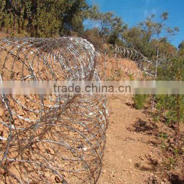 Razor wire,razor barbed wire,razor barbed tape wire-Certified by ISO9001 and SGS