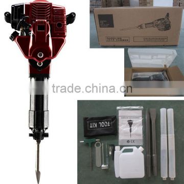 52cc 1700w 20-55J Handheld Concrete Rotary Breaker Hammer Drill Portable Petrol Driven Jack Hammer GW8192