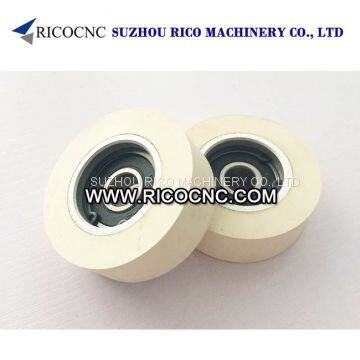 Rubber Pressure Roller Wheels with Bearing for Edgebanders Edge Banding Machine