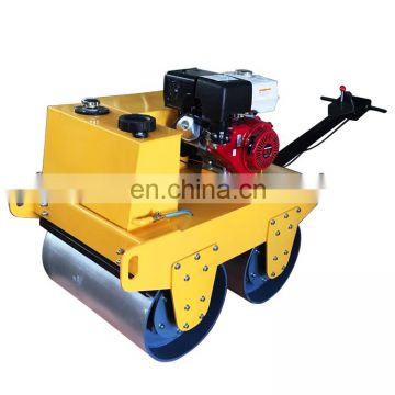 Walk behind double drum hydraulic diesel engine vibratory mini road roller High quality and bottom price
