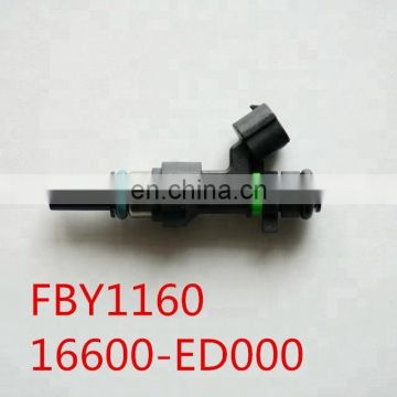 Durable Car Fuel Injector OEM FBY1160 16600-ED000 Nozzle