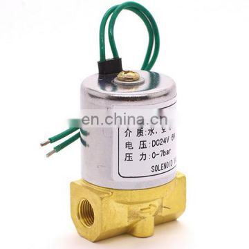 2/2 way G1/8" orifice 2.5mm fuel oil solenoid valve NC female direct acting valve