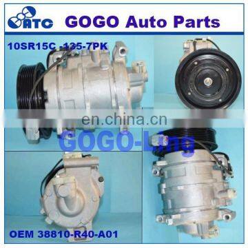 10SR15C Air Conditioning Compressor FOR Hon da Crosstour OEM 38810-R40-A01 471-1635, 157333, 5512753, CO 11224G, 111157333