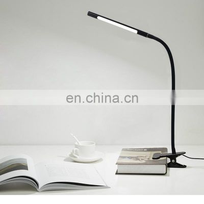 Study Table Clip Clamp Led Desk Lamp book reading lighting with a clip