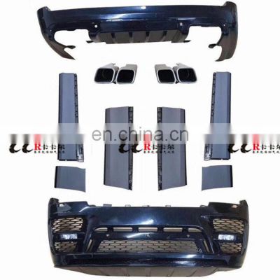 Perfect fitment body kit suitable for Land Rover Range Rover in SVO style 2013-2016 front bumper rear bumper side skirts exhaust