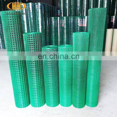 1.8mx18m welded 3x3 square hole 2.0mm wire pvc coated welded wire mesh fence roll