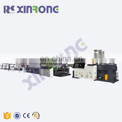 Xinrong good plastify corrugator pipe line PE double wall corrugated pipe extrusion equipment machinery