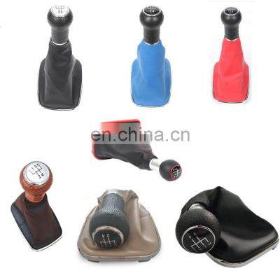 For VW  Golf 4 IV MK4 GTI R32 Bora Jetta Car 5/6 speed New design gear shift knob boot cover  with low price MT 12MM OR 23MM