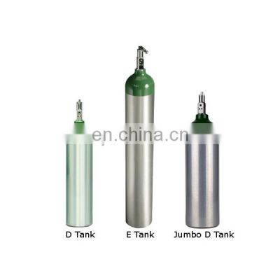 1L-20L Threapy Aluminum Oxygen Cylinder DOT M Series Medical oxygen O2 tank gas cylinder M90 15.7L