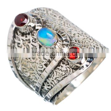 Ethiopian Opal RING ,925 sterling silver jewelry wholesale,WHOLESALE SILVER JEWELRY,SILVER EXPORTER,SILVER JEWELRY FROM INDIA