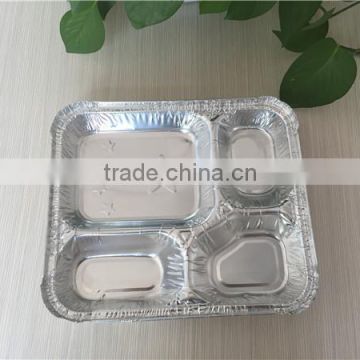 Disposable food storage compartment food container, microwave food container