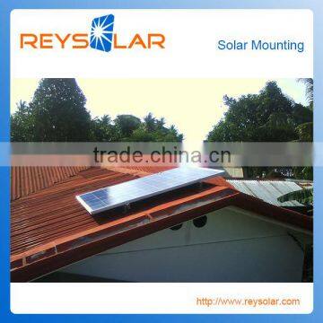 Residential Roof System Flat And Metal Slanted Roof Solar Module Kit