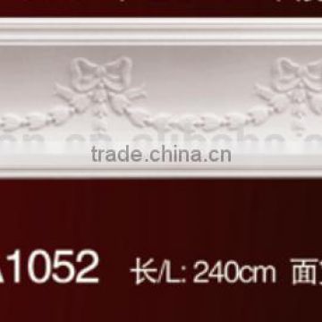 Factory price PU(Polyurethane) Decorative and Exterior Carved Cornice Moulding