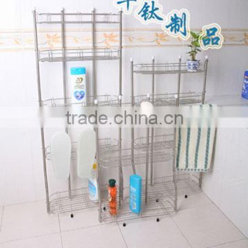 3-layer stainless steel bathroom shelf