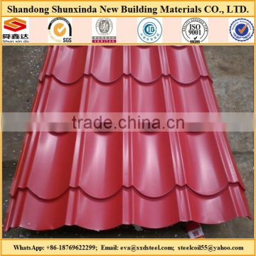 high quality 0.25mm-0.5mm colorbond corrugated metal roofing sheet