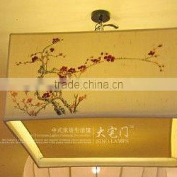 chinese antique paper hanging lamp