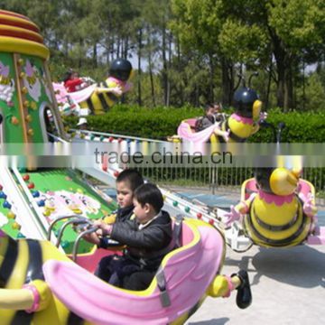 Popular for kids!! Lovely rotary bee amusement park rotary bee kiddie rides, self control rotary bee