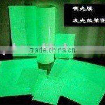 selfluminous film/self-glow luminous film/glow in the dark film