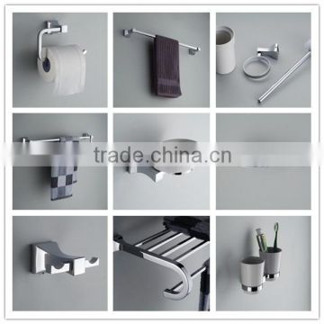 2015 year hotel wall mounted brass chromed OEM factory price bathroom set bathroom accessory
