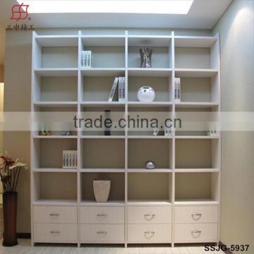 Cheap Commercial Melamine MDF Room Divider Bookcase