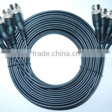 9m 4BNC to 4BNC suitable for cctv cable,Black