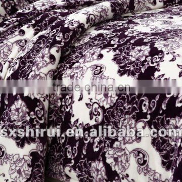 100% polyester higher quality 4pcs flannel bedsheet set
