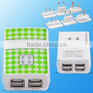 Travel adapter AC power Adaptor DC USB Charger for E/U/X standard plug