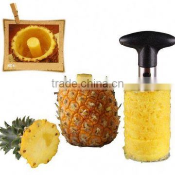 Home Stainless Steel Handpush Pineapple Slicer, Peeler & Corer