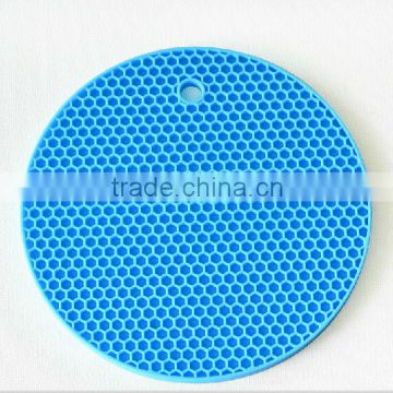 eco-friendly feature silicone made silicone round cup mat